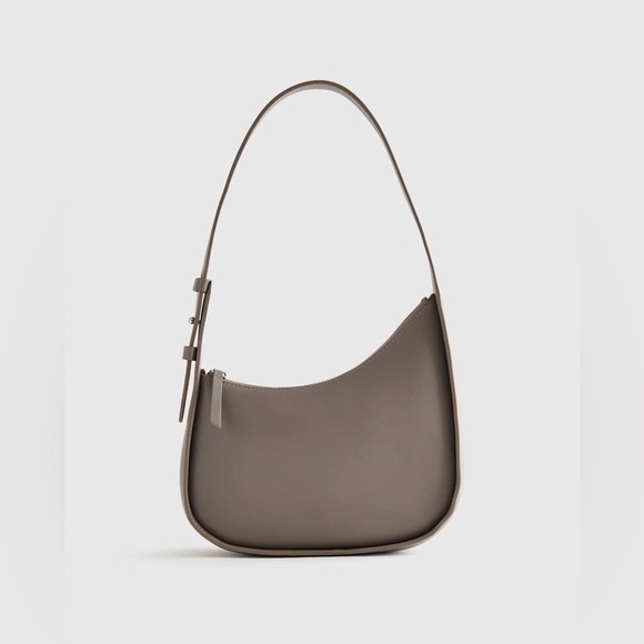 Quince Handbags - NWT Quince Italian Leather Asymmetrical Mini Shoulder Bag
